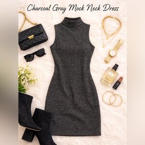 Banana Republic Elegant Sleeveless Gray Dress